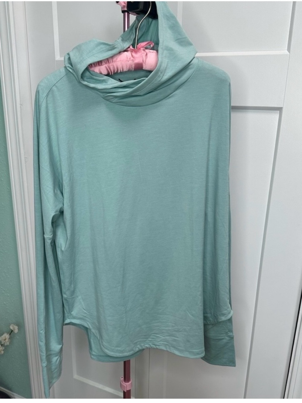 REI CO OP womens  LONG SLEEVE
OUTDOORS PULL OVER XL aqua 
fishing hiking active